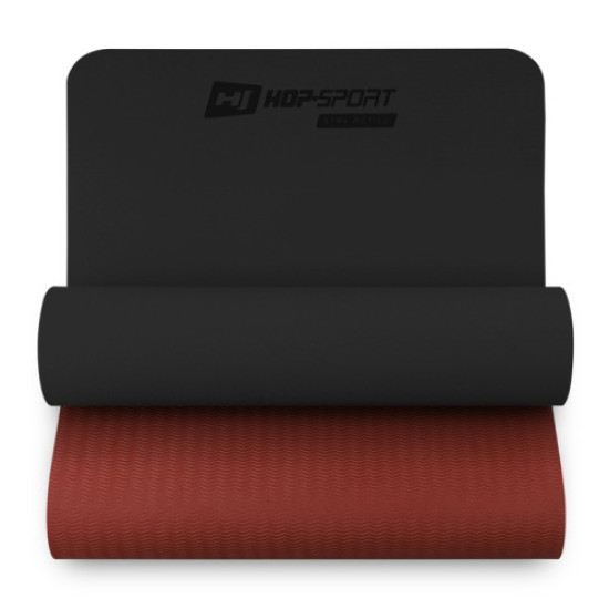 Купити Килимок для фітнесу  Hop-Sport HS-T006GM TPE black-red у Києві - фото №1